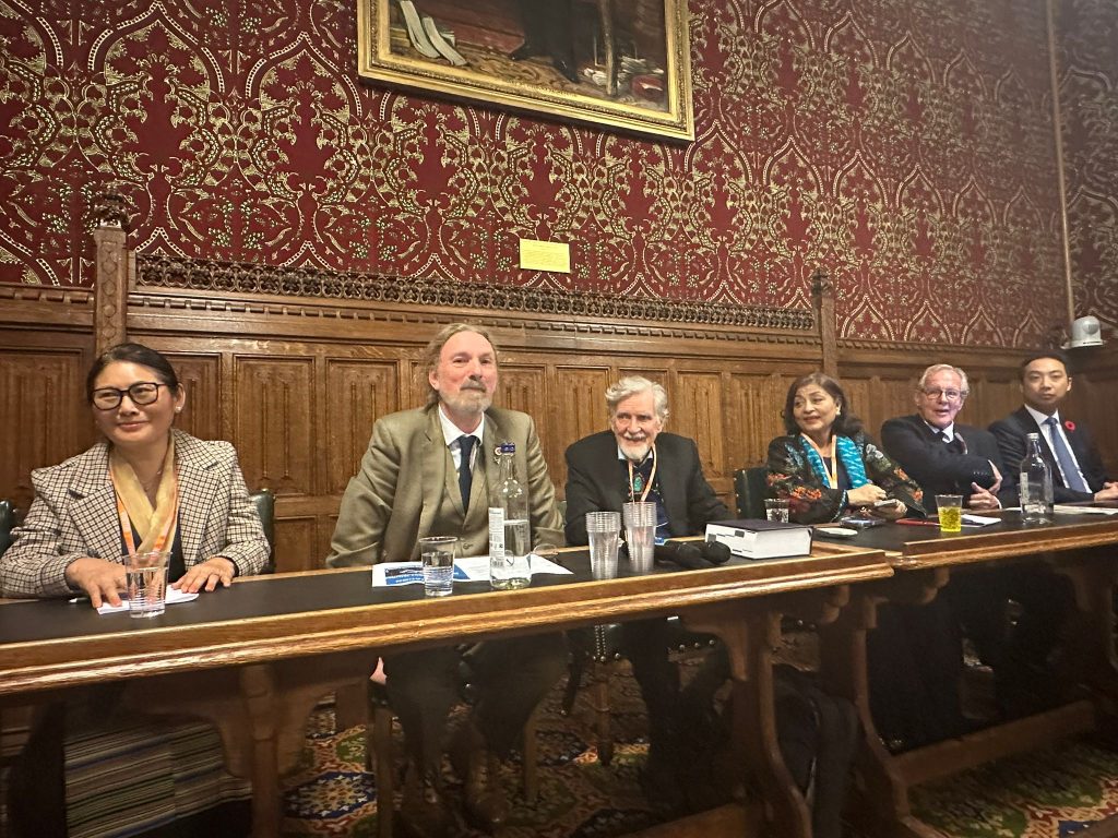 Professor Robert Thurman Pays Tribute to His Holiness the Dalai Lama at a Special Ghoton Event in the UK Parliament