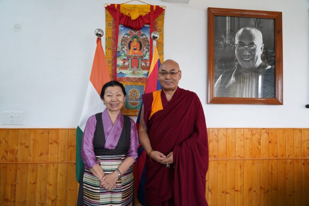 dolma-tsering-teykhang-and-khenpo-sonam-tenphel-elected-speaker-and-deputy-speaker-of-the-18th-tibetan-parliament-in-exile