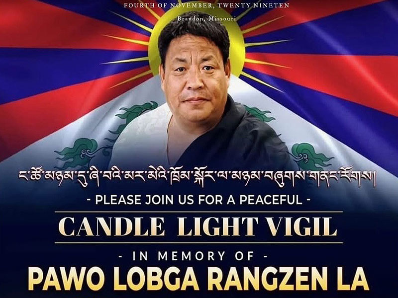 TONIGHT: Peaceful Candlelight Vigil in Memory of Pawo Lobga Rangzen La | Red Stairs at Times Square – 6pm