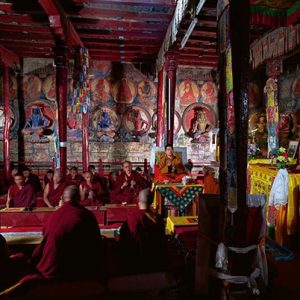 06) Tabo Main Temple Monk Assembly1