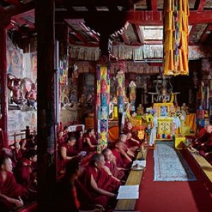 07) Tabo Main Temple Monk Assembly2