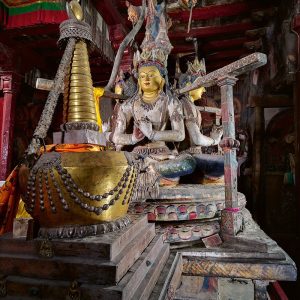 11a) Tabo Main Temple Mahavairochana (Center of Mandala)