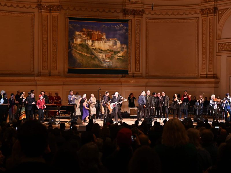 NEW YORK, NEW YORK - MARCH 01: A view of the finale performance onstage during the 36th Annual Tibet House US Benefit Concert & Gala at Carnegie Hall on March 01, 2023 in New York City. (Photo by Noam Galai/Getty Images for Tibet House US)
